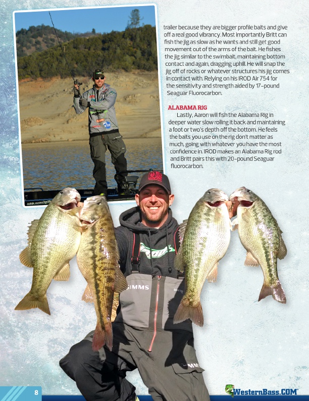 Westernbass Magazine - FREE Bass Fishing Tips And Techniques - Winter 2015, Page 8