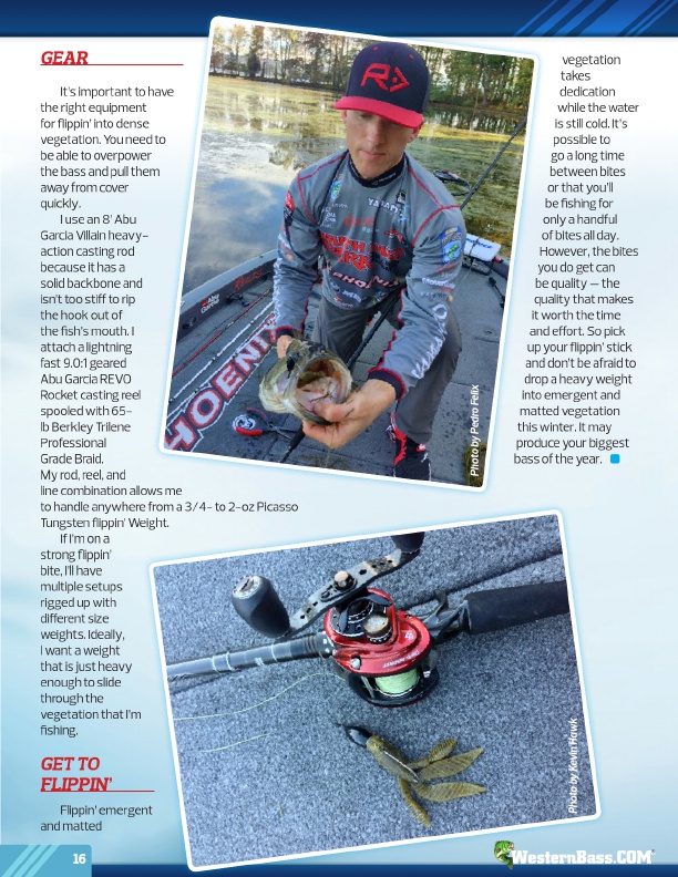 Westernbass Magazine - FREE Bass Fishing Tips And Techniques - Winter 2016, Page 16