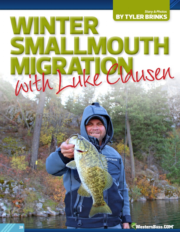 Winter Smallmouth  Migration with Luke Clausen by Tyler Brinks