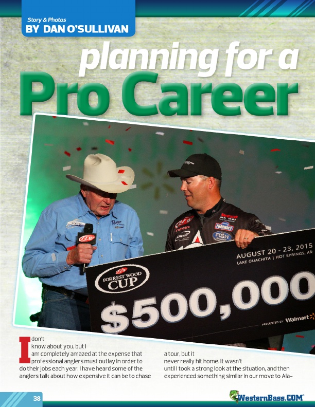 Planning For A Pro Career 
by Dan O’Sullivan