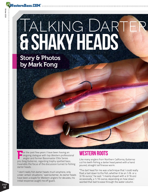 Darter Heads vs. Shakey Heads for Bass Fishing with Greg Gutierrez