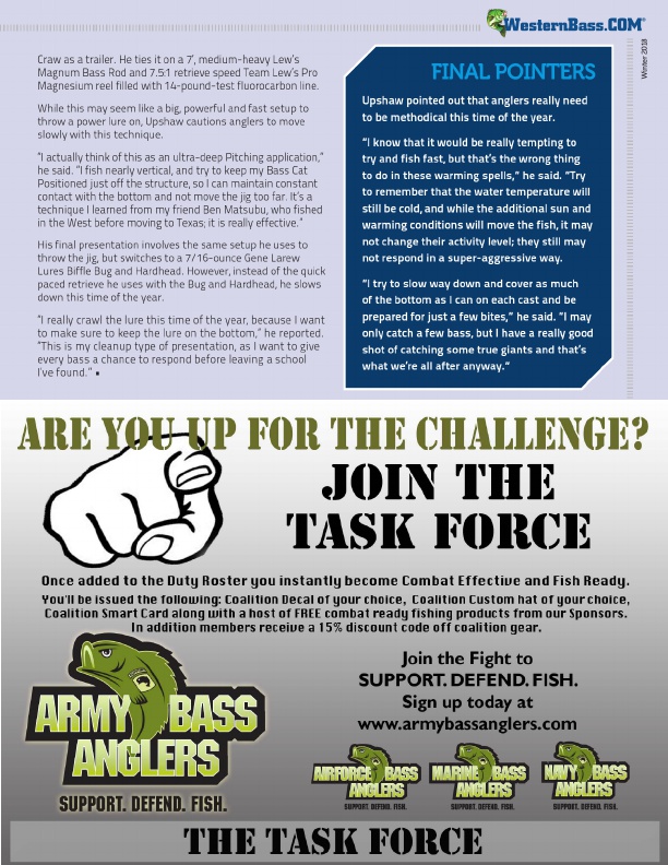 Army Bass Anglers Sign Up to Join the fishermen