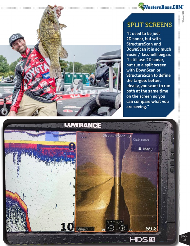 Set Up and Adjusment Tips for Bass fishing Lowrance Electonics with Mike Iaconelli