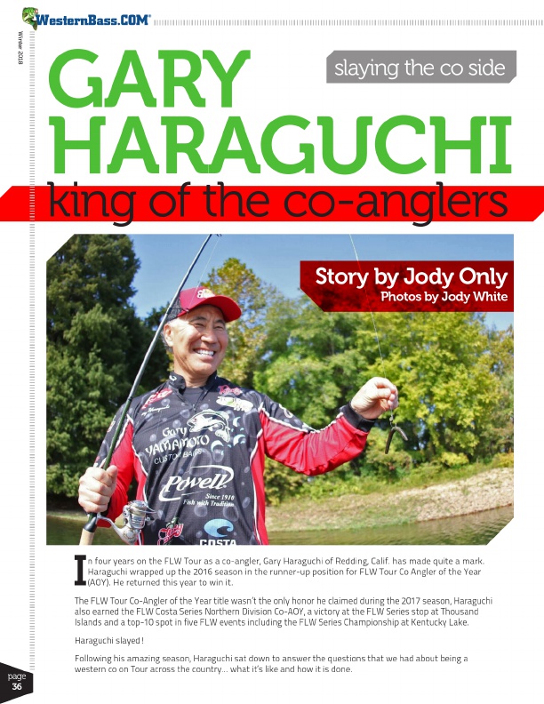 Secret to success as a coangler with Gary Haraguchi