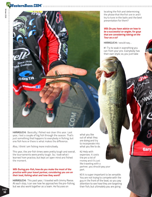 Question and Answer with Yamamoto pro Gary Haraguchi