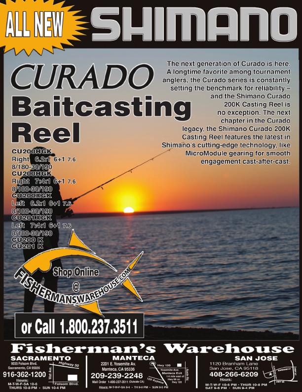 Curado bass fishing reel available at Fishermans Warehouse