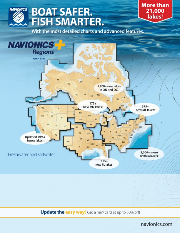 Navionics for freshwater and saltwater mapping improve your fishing with these charts