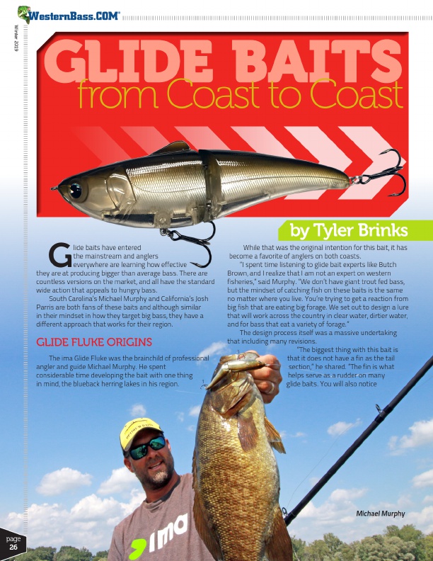 Glide Baits Have Entered the Mainstream on Both Coasts