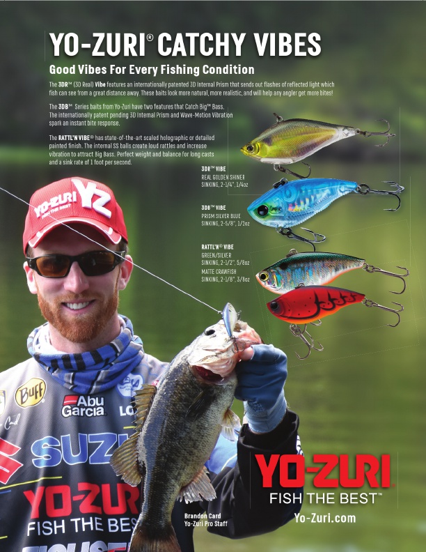 The Yo-Zuri Rattln Vibe is a lipless vibrating style of lure that has a distinct rattle