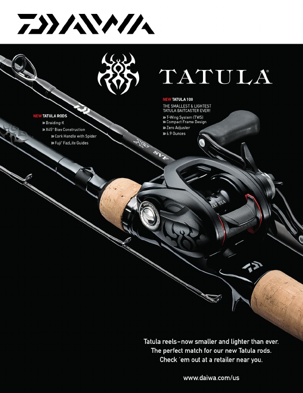 New Tatula Bass Rods available
