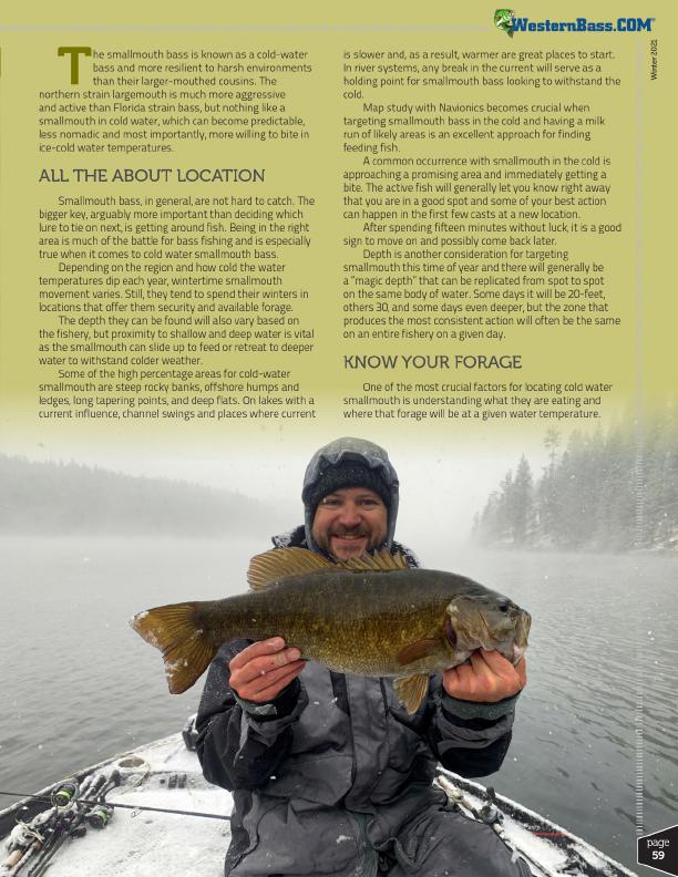 Fishing Smallies in Cold Weather