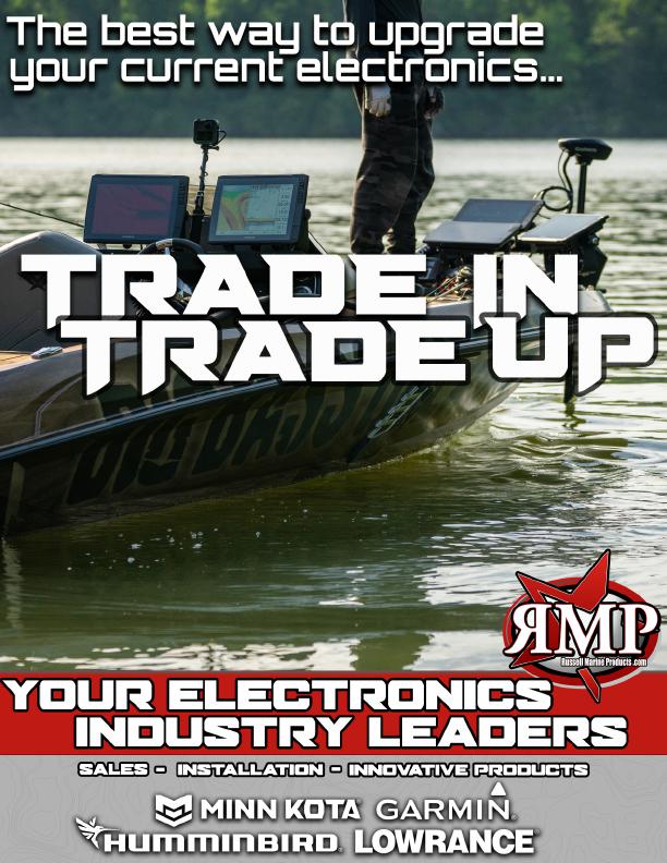 Fishing Electronics Trade in with Russell Marine
