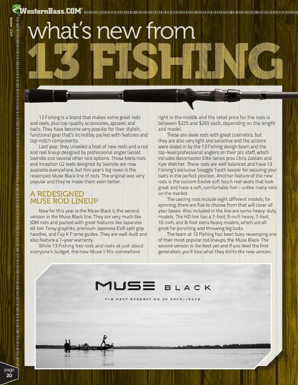 Whats New From 13 Fishing 2024