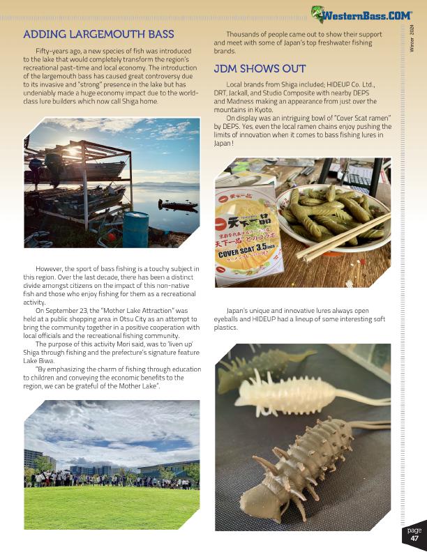 The Mother Lake Attraction Bass Fishing In Japan by Jessop Petroski, Page 2