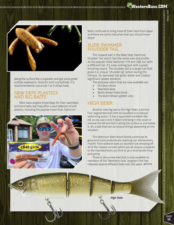 Whats New From Optimum Baits 2024, Page 2
