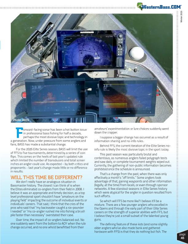 Forward Facing Sonar Rules Explained for 2026 by Pete Robbins, Page 2