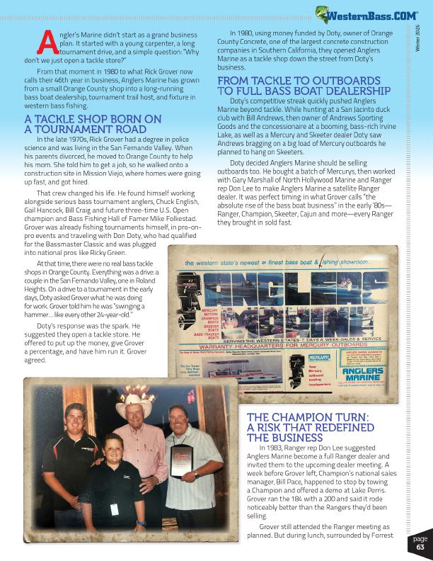 Anglers Marine West Coast Success Story with Rick Grover, Page 2