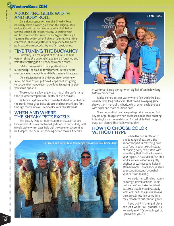 Gliding Into Big Bass Catches with Steve Kennedy, Page 3